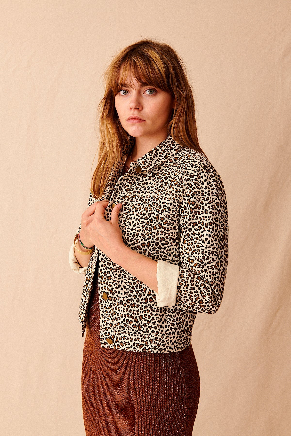 veste en coton courte imprimé léopard garance paris printemps été vêtement femme